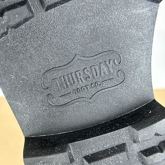 Thursday Boot Co Legend Leather Chukka Boots Mens 15 Black Pull On - Picture 10 of 12